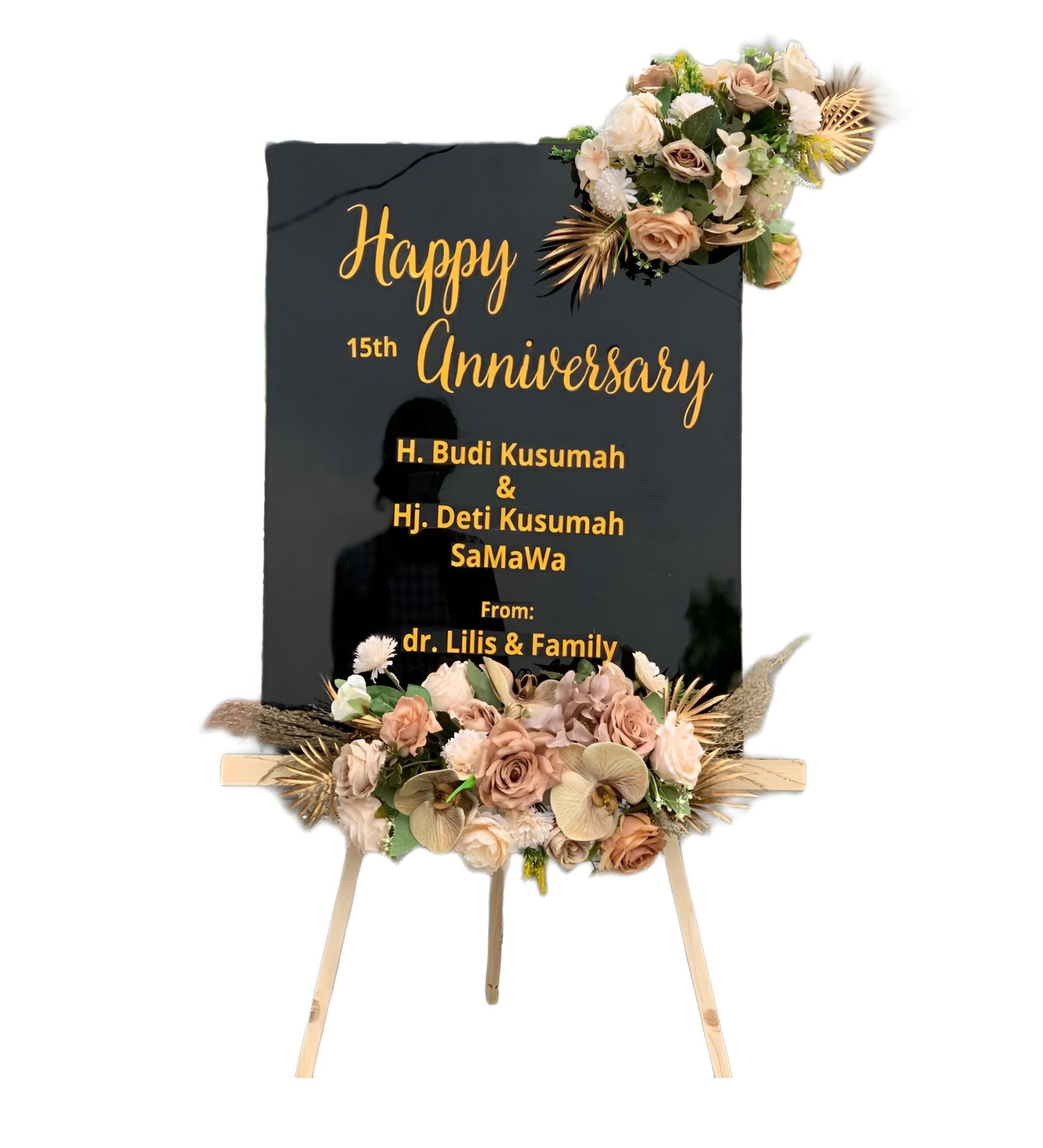 Papan Bunga Akrilik Binuang